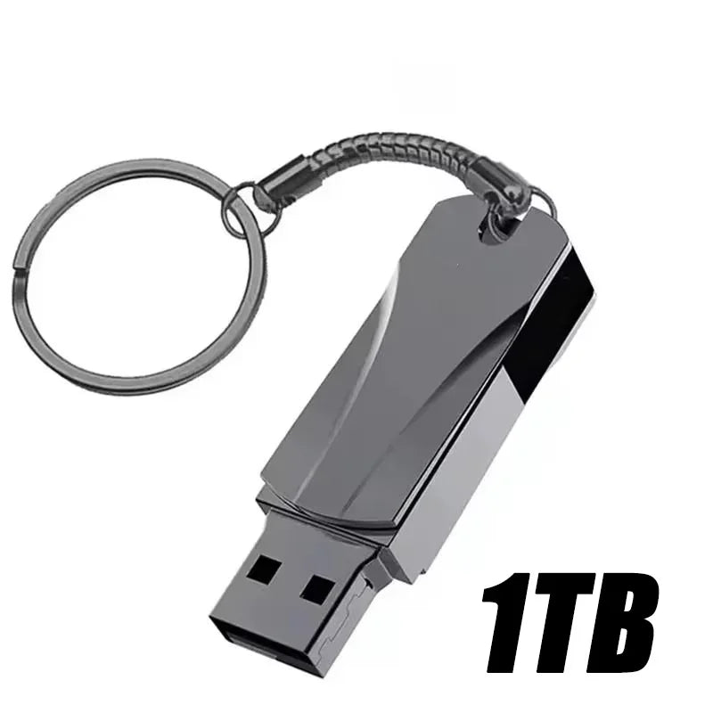 16TB USB Flash Drive Ultra-large Capacity Waterproof USB 3.2 High-speed Transfer Metal U Disk 8TB 4GB USB Memory Drive