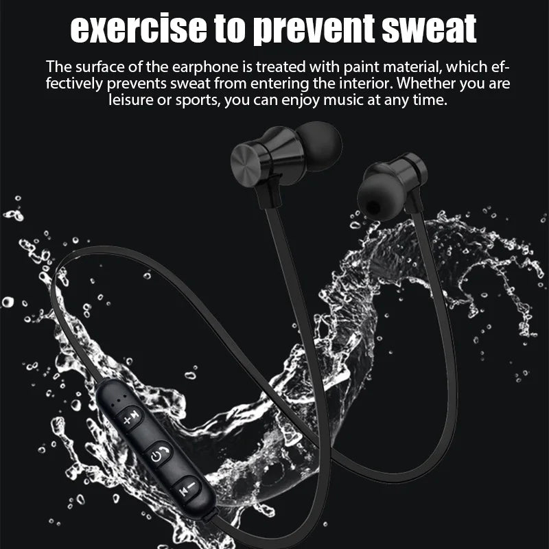 XT11 Bluetooth 4.2 Wireless Earphone Sports Headset Waterproof Earbuds Neckband Magnetic Headphone With Mic For Samrtphones