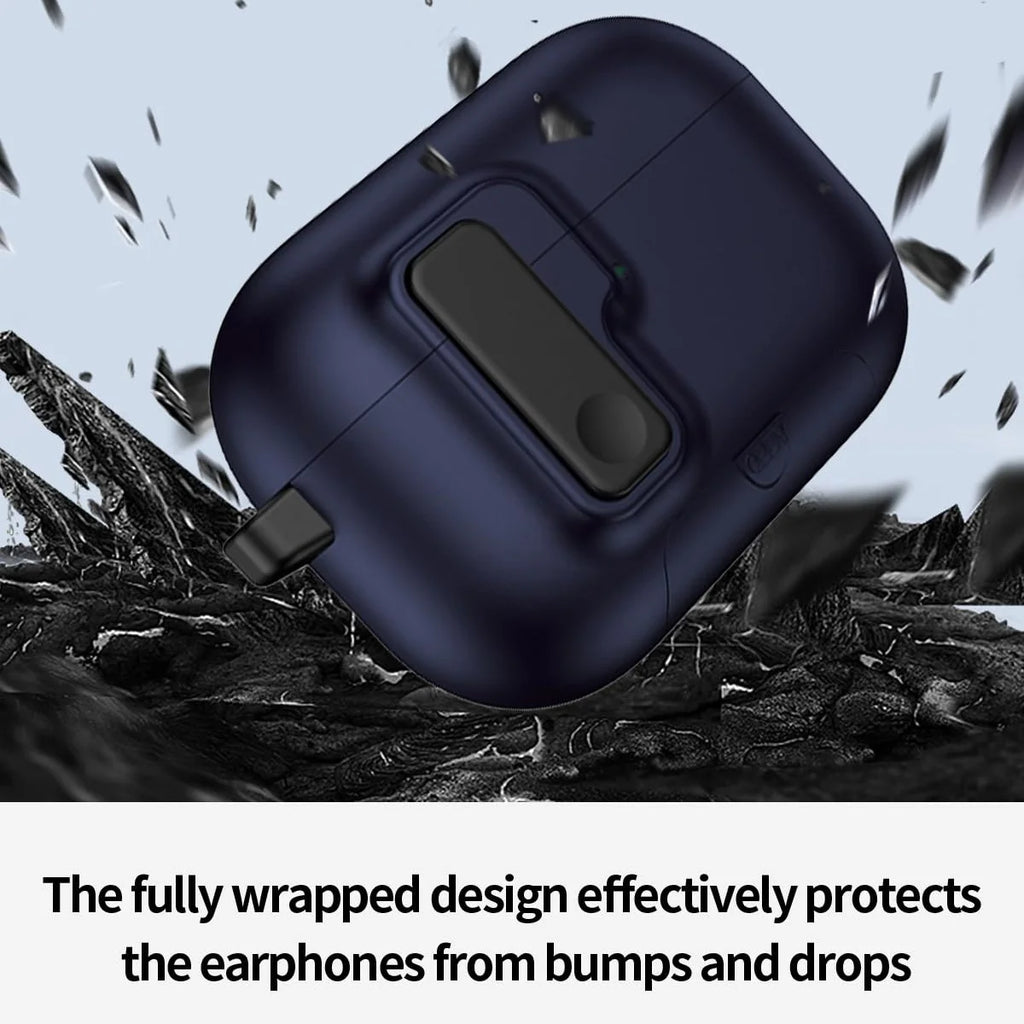for AirPods Pro 3 Case with Phone Holder For AirPods Pro 3 Case Automatic Magnetic Lock with Cleaning Kit Case for AirPods Pro 3