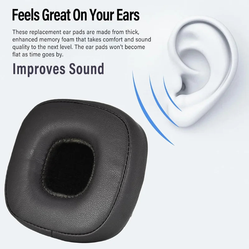 Replacement Headband Repair for Marshall Major III 3 Major IV Major 4 Heaphones PU and Soft Memory Foam Top Headband and Ear Pad