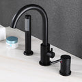 Bathroom Bathtub Shower Faucet with Swivel Tub Spout and Handhold Shower Brass Wall Mounted Hot Cold Water Mixer Bath Tap
