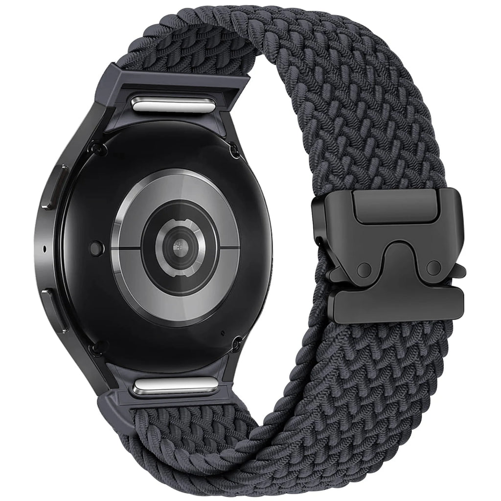 Straps For Galaxy Watch 4 classic/5 Pro/6 classic/7/FE 44mm 40mm 45 43 47 Parachute Braided Bracelet correa Galaxy watch 7 Band