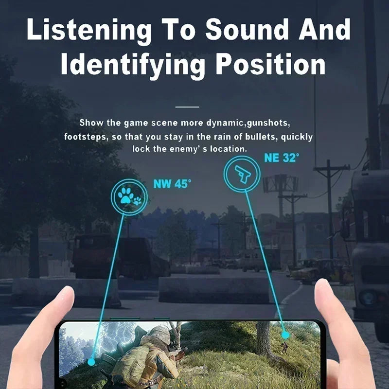 Gaming Earbuds Wireless Bluetooth 5.0 Earphones with Mic Bass Boosted 9D Stereo Sound Positioning HiFi Music Headset
