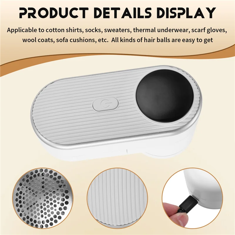 Portable Family Original Lint Remover Rechargable Cloth Fabric Shaver Fluff Pellet Remove Machine for Clothes Sweater