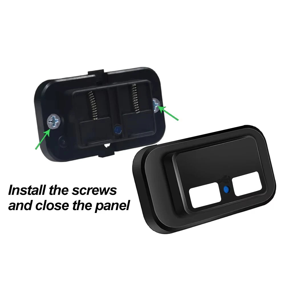 PD QC3.0 96W Dual USB Car Charger Socket 12V/24V Quick Charge Outlet with Switch LED Light for Car Motorcycle Truck RV Bus ATV