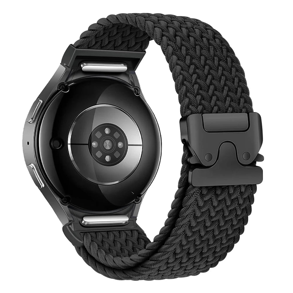 Straps For Galaxy Watch 4 classic/5 Pro/6 classic/7/FE 44mm 40mm 45 43 47 Parachute Braided Bracelet correa Galaxy watch 7 Band