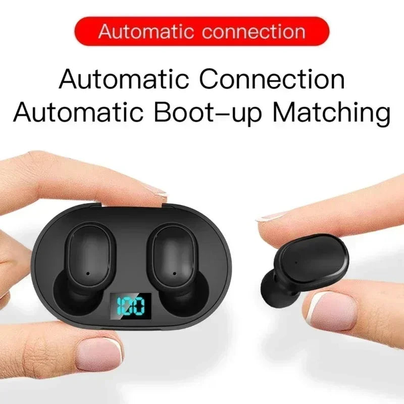 TWS E6S Bluetooth Earphones Wireless bluetooth headset Noise Cancelling Headsets With Microphone Headphones