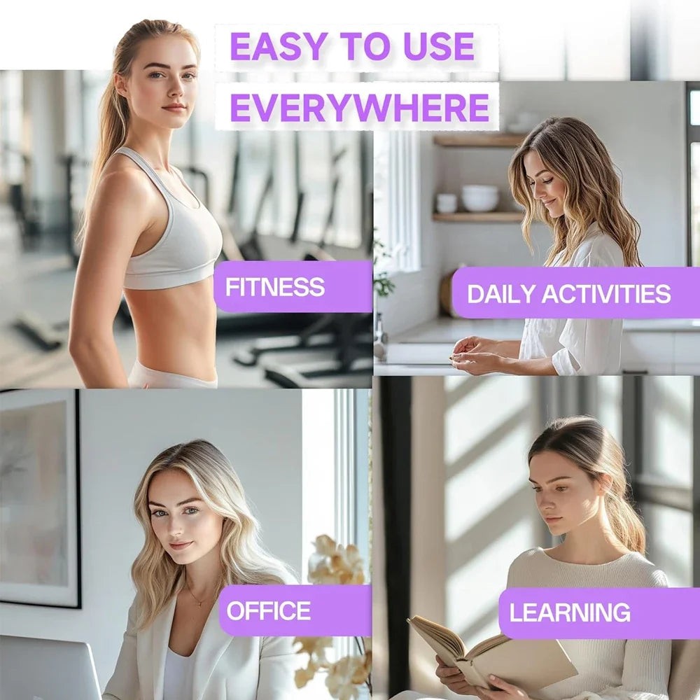 LAOZHAO Adjustable Posture Corrector for Men & Women - Upper Back Brace for Neck, Shoulder & Spine Support,Scoliosis & Back Pain
