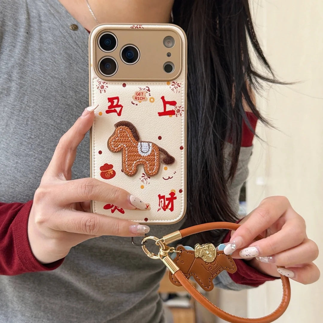 Fashion Creative China New Year Themed style Luck Phone Case For IPhone 17 Air 16 15 14 13 Pro Max X XR 14 Plus Protection Cover