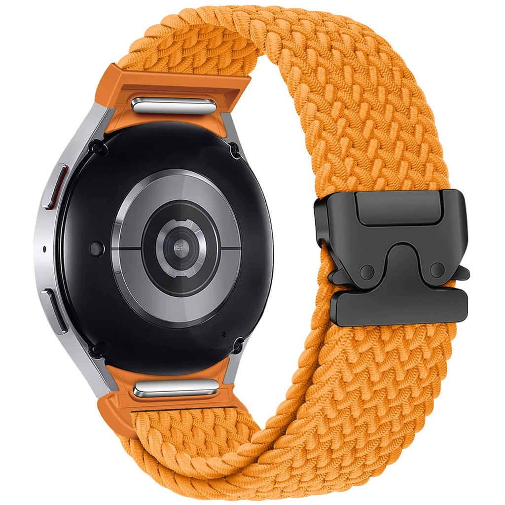 Straps For Galaxy Watch 4 classic/5 Pro/6 classic/7/FE 44mm 40mm 45 43 47 Parachute Braided Bracelet correa Galaxy watch 7 Band