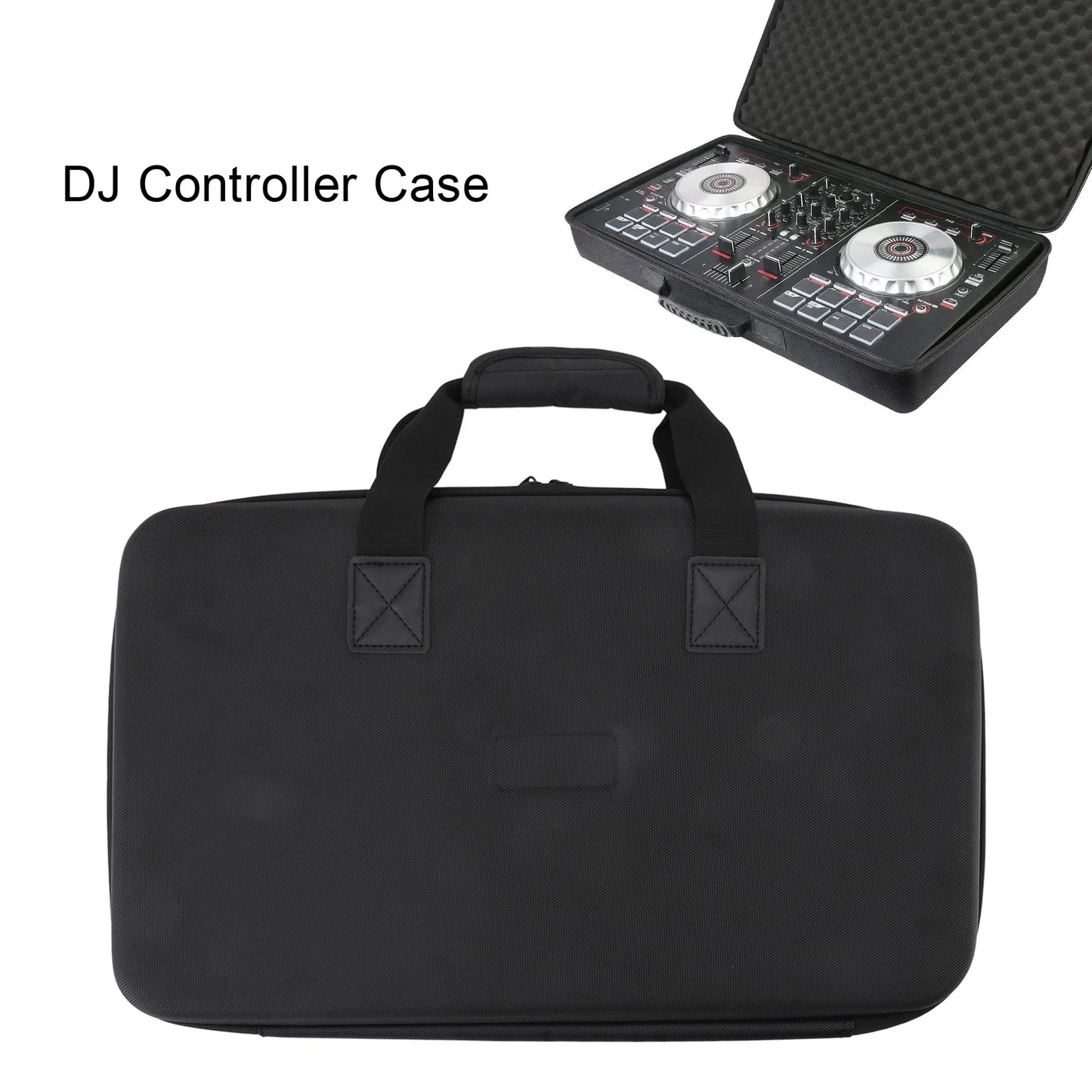 Padded DJ Controller Bag DJ Controller Carrying Case Enhanced Security Shock Absorbing for Pioneer DDJ-RB 2 Channel Controller
