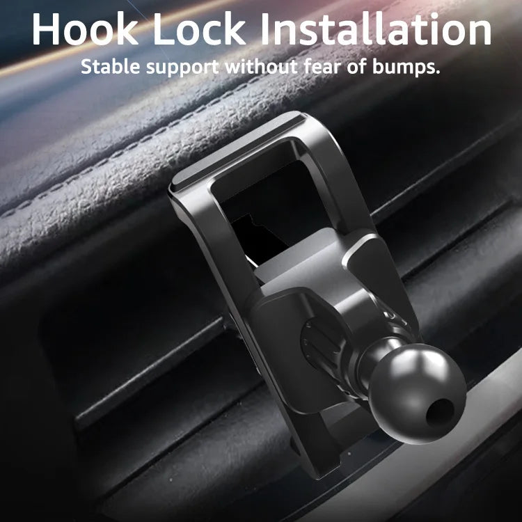 Car Air Vent Clip Upgrade 17mm Ball Head for Car Air Outlet Mobile Phone Holder Stand Car Air Vent Cellphone Mount Accessories