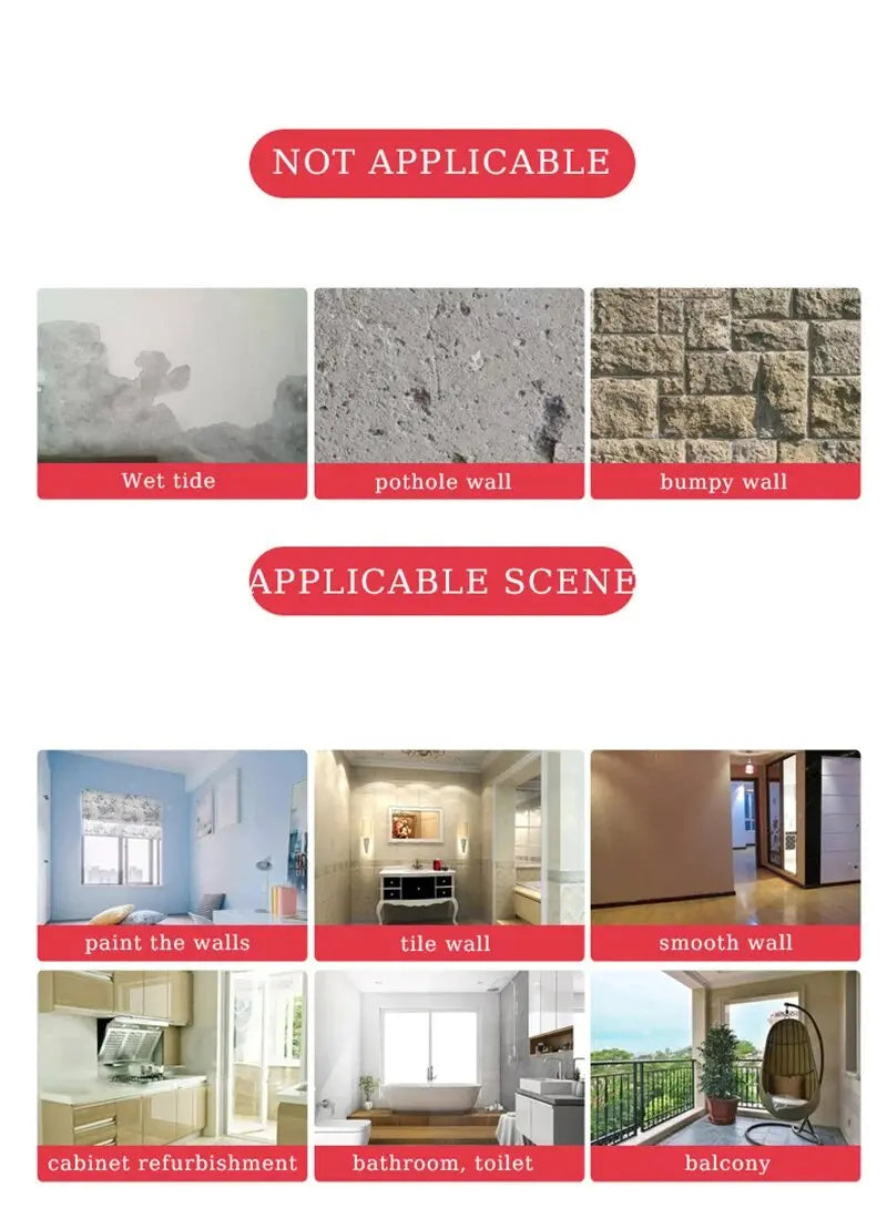 40CM Classic Grid DIY Background Wallpaper Wall Stickers Oil proof Waterproof Wallpaper for Living Room Kitchen Bathroom