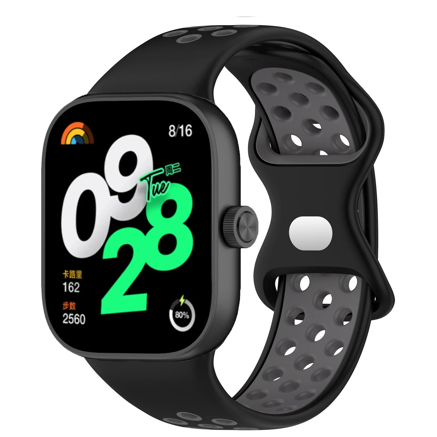 Sports Silicone Strap for Redmi Watch 5/4 Smartwatch Comfortable Breathable Wristband for Xiaomi Band 9/8 Pro Accessories Correa