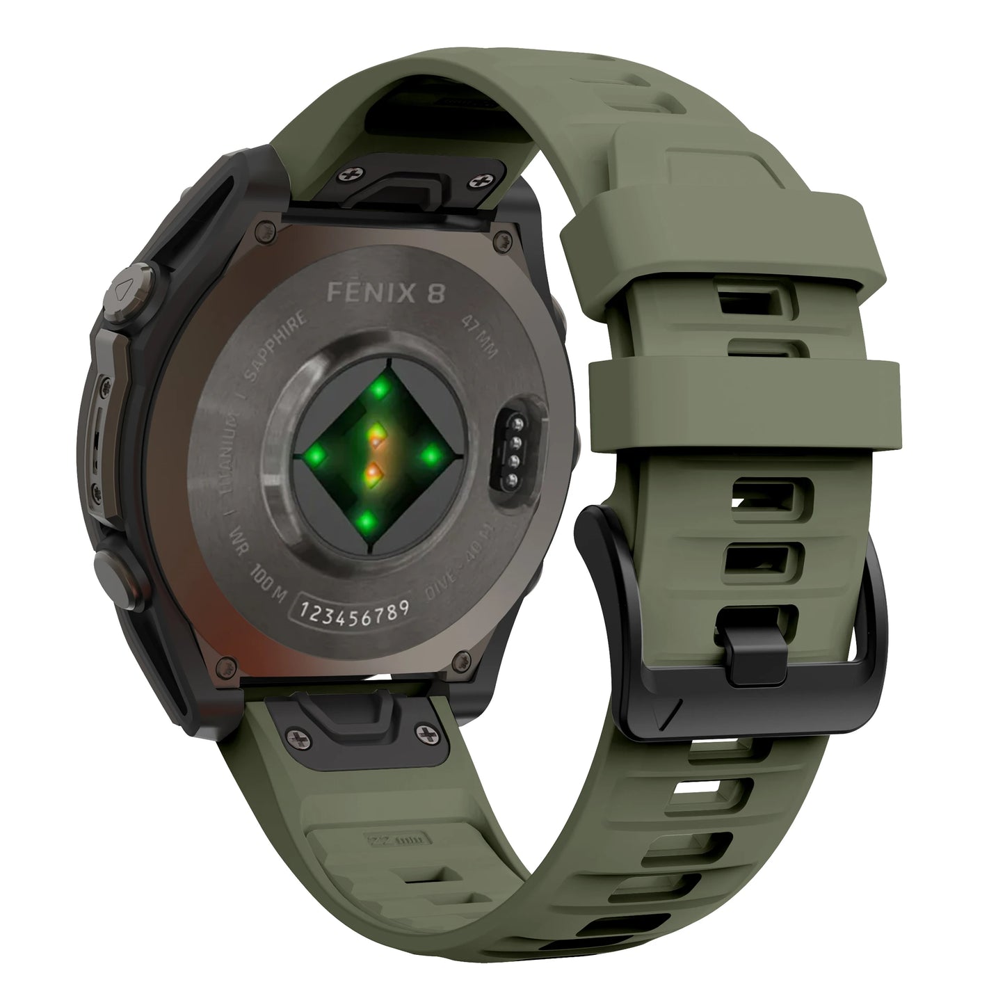 New 20/22/26mm sport Band for Garmin Fenix 8 7X 7 7Pro 7S 6X 6 6S 5X 5S Plus Enduro 2 Forerunner 955 Silicone Quick Fit Strap
