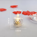 24~1PCS S/M/L LED Crystal Candle Light Flameless LED Candle Electronic Night Lamp Dating Party Christmas Home Wedding Decoration