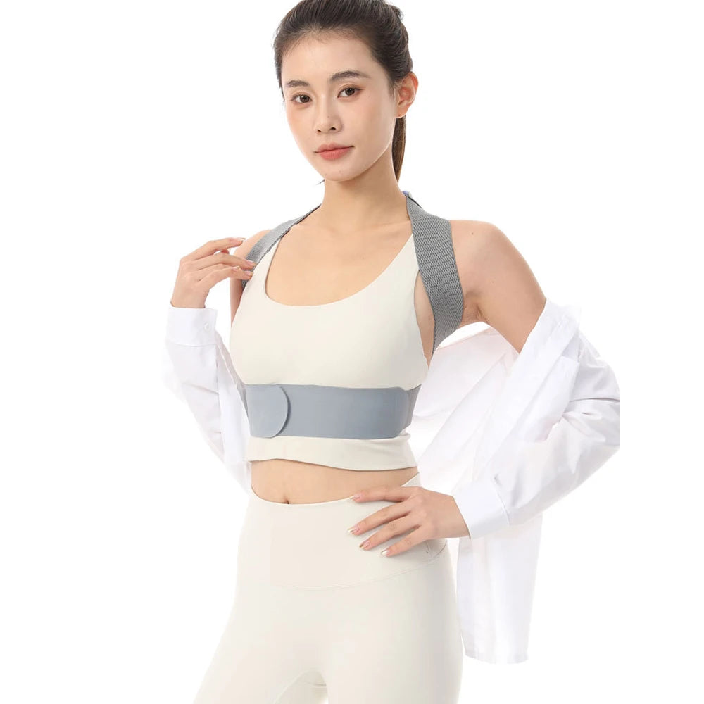 LAOZHAO Adjustable Posture Corrector for Men & Women - Upper Back Brace for Neck, Shoulder & Spine Support,Scoliosis & Back Pain