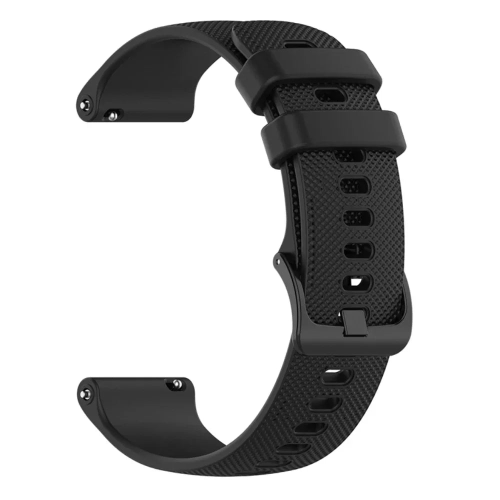 Sport 20 22mm Silicone Strap For Garmin Venu 4 45mm/Forerunner 165 265 570 Bands For Garmin Vivoactive 6 5 4/Venu 3 Sq2 Bracelet