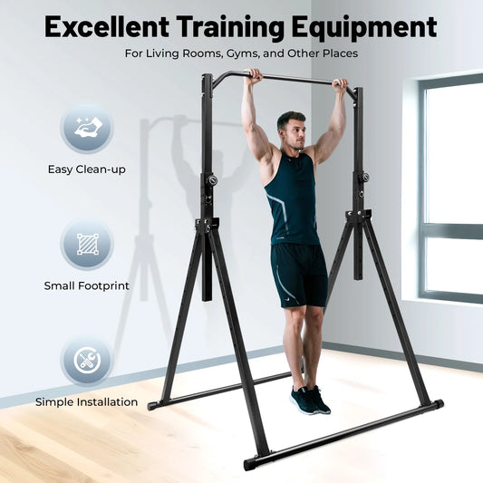 Pull Up Bar 440LBS Capacity Multi-Function Power Tower Push Up Workout Abdominal Exercise for Strength Training Home Gym