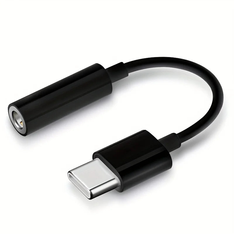 USB Type C To 3.5mm Audio Adapter, USB C To Aux Audio Dongle Cable Cord, USB Type C To 3.5mm Female Headphone Jack Adapter For P