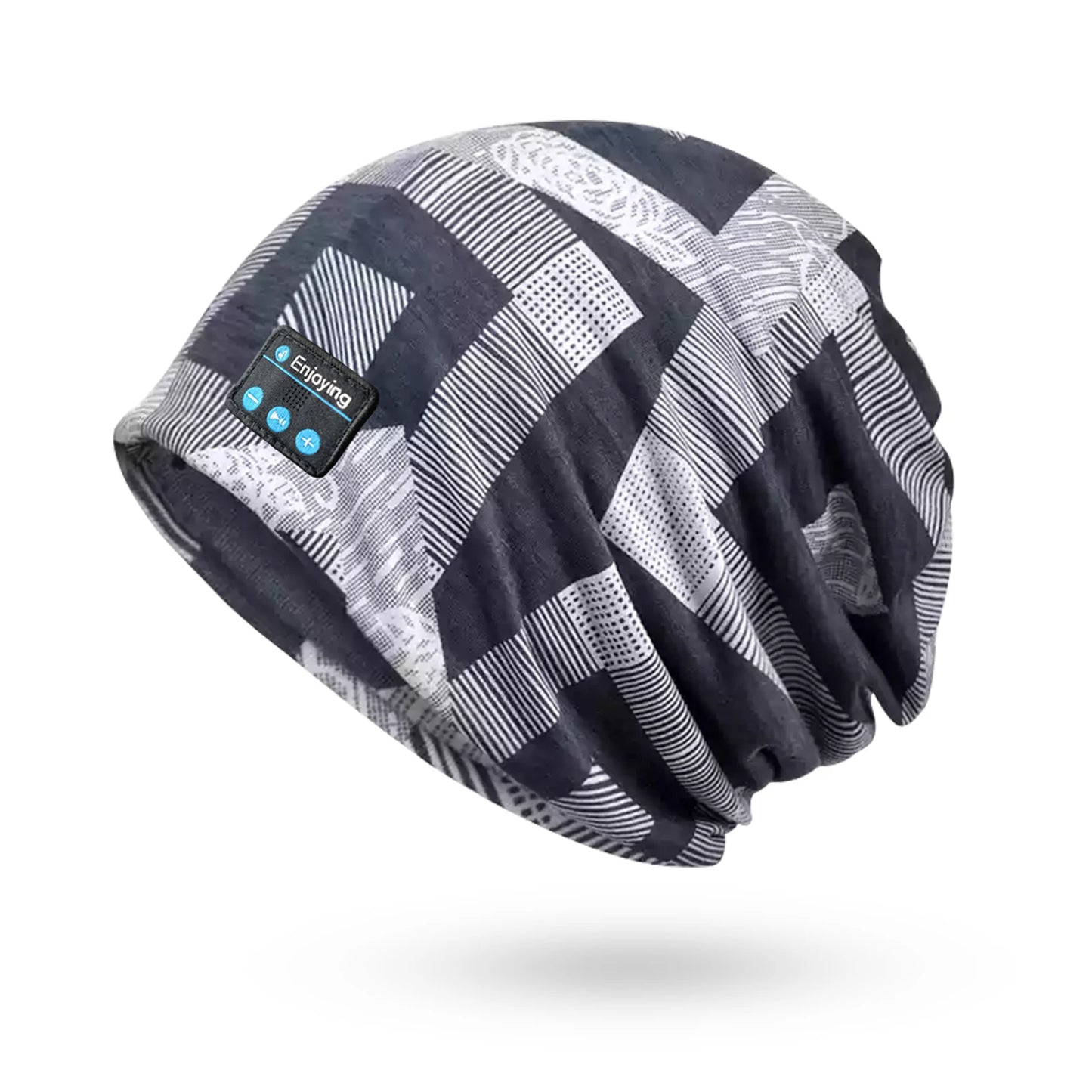 Wireless Bluetooth Earphone Music Hat Soft Fashion Outdoor Sports Running Yoga Headset Cap Breathable with Mic for Men&Women