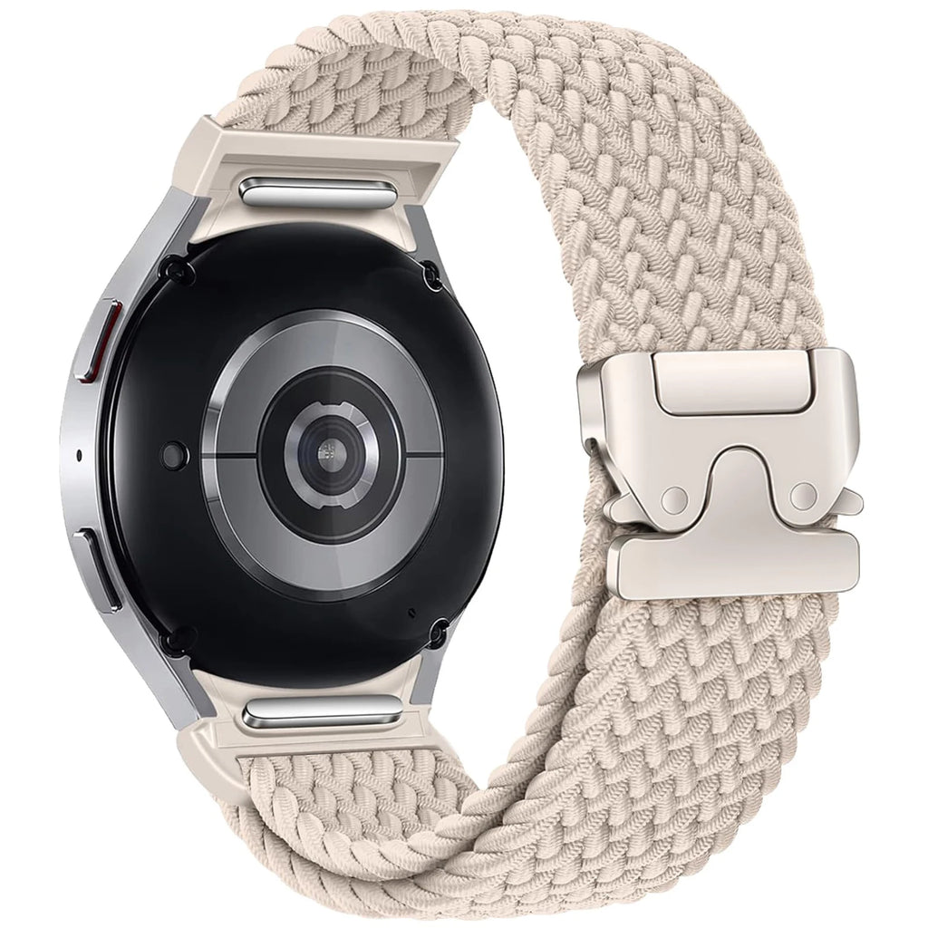 Straps For Galaxy Watch 4 classic/5 Pro/6 classic/7/FE 44mm 40mm 45 43 47 Parachute Braided Bracelet correa Galaxy watch 7 Band