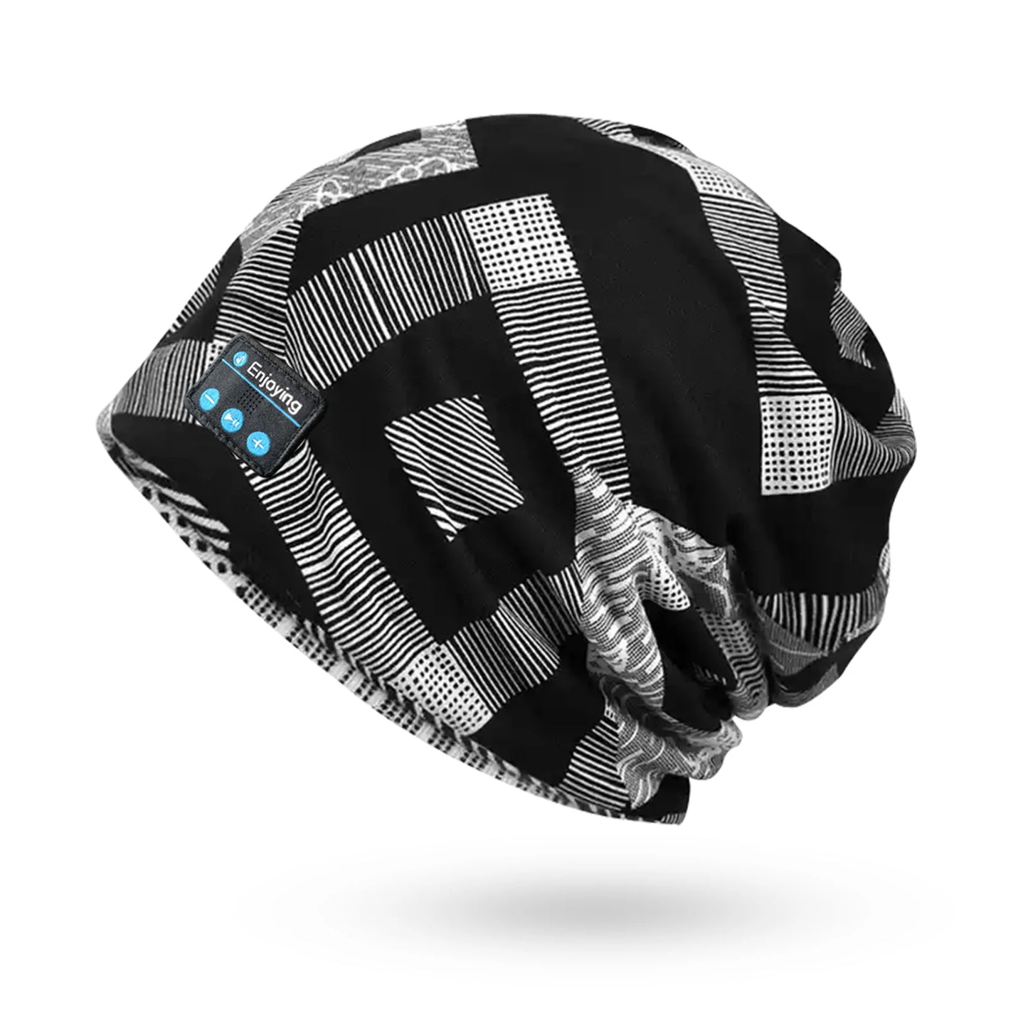 Wireless Bluetooth Earphone Music Hat Soft Fashion Outdoor Sports Running Yoga Headset Cap Breathable with Mic for Men&Women