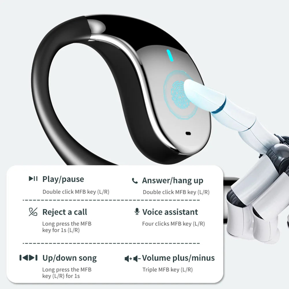 AI Smart Translation Headphones Sports Bluetooth Wireless Headset 144 Languages Real Time Translator Earbuds Free Lifetime APP