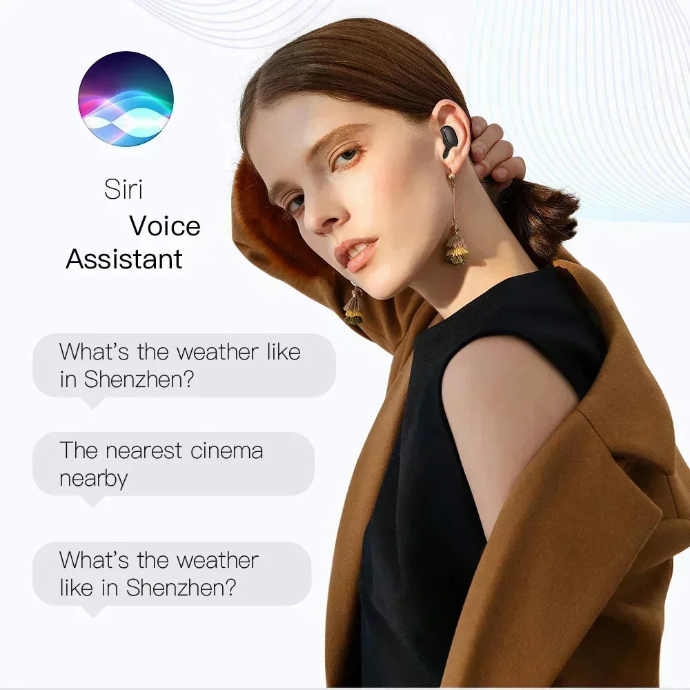 TWS E6S Bluetooth Earphones Wireless bluetooth headset Noise Cancelling Headsets With Microphone Headphones