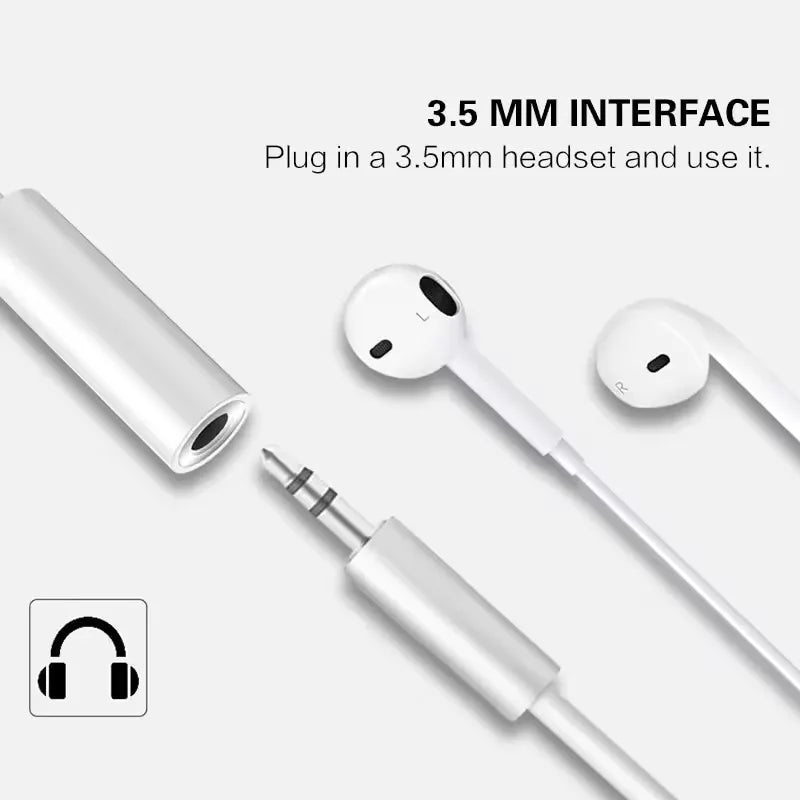 For Lighting to 3.5mm Headphone Adapter For iPhone 11 12 13 14 Pro Max SE 2020 X XR XS iOS to 3.5mm Jack AUX Audio Adapter Cable