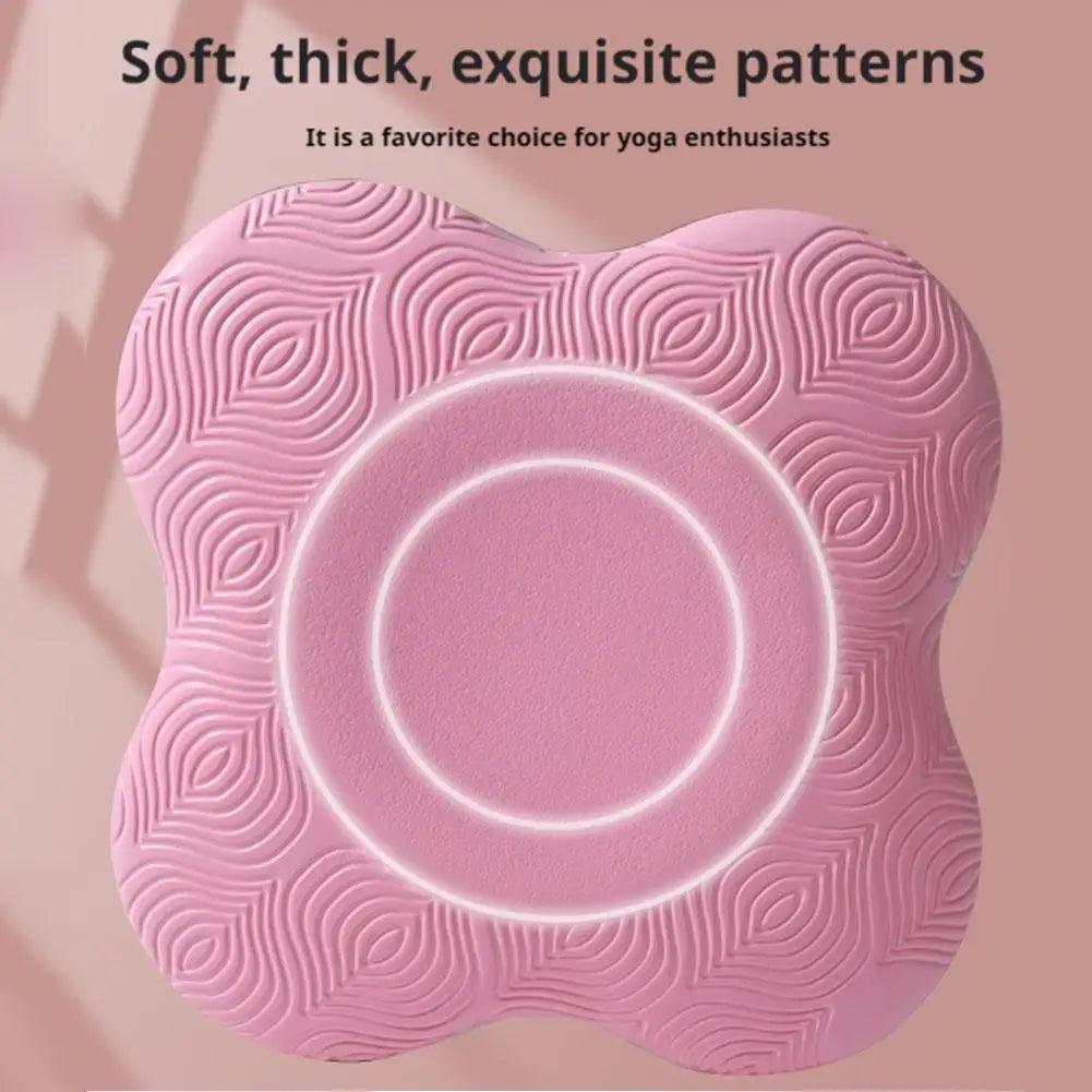 Portable Yoga Kneeling Cushion Thickened Flat Support Mat Knee Pad Portable Elbow Pad Yoga Mat Sports Fitness Pad