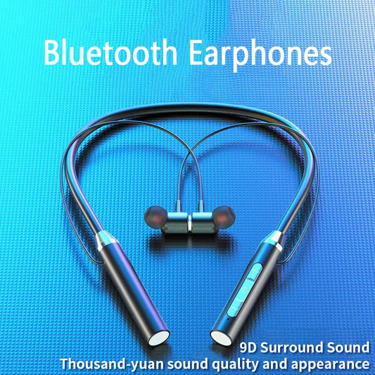 Neck Wireless Bluetooth Earphone TWS 9D oneplus audifonos bleutooth gaming headsets bluetooth earbuds ariculares bluthoooth