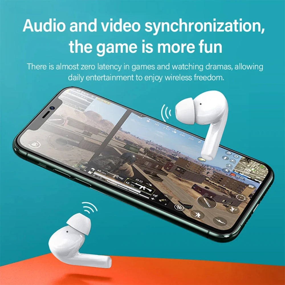 ERAZER AI Translation Wireless Ear Buds Real Time Earphone with Touch LCD Screen EarBuds with 144 Translate Languages HD Call