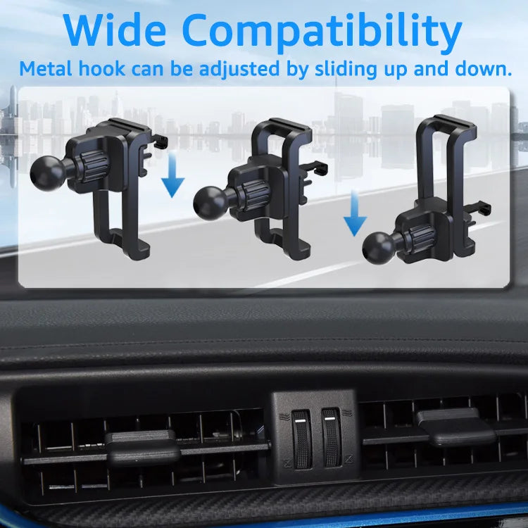 Car Air Vent Clip Upgrade 17mm Ball Head for Car Air Outlet Mobile Phone Holder Stand Car Air Vent Cellphone Mount Accessories
