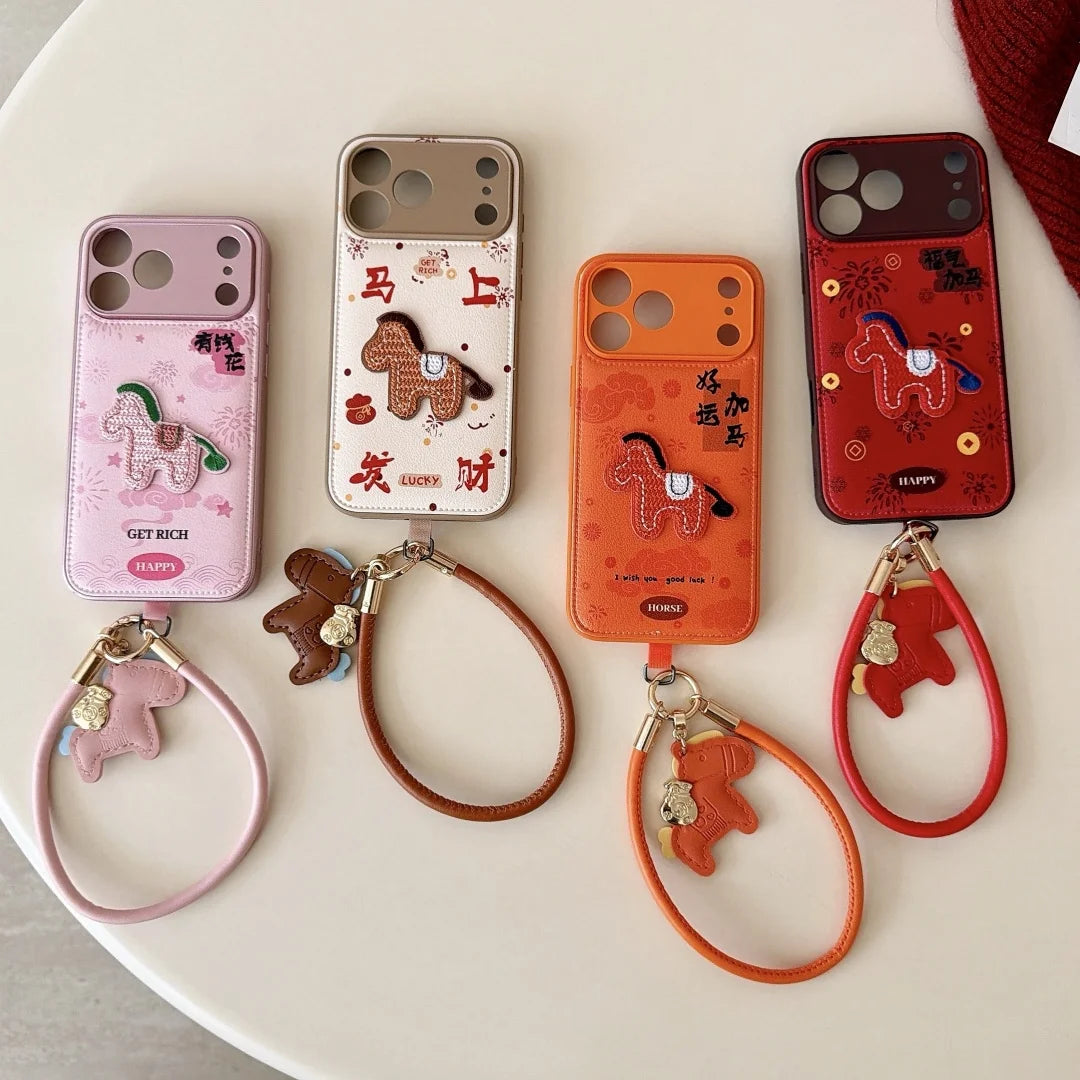 Fashion Creative China New Year Themed style Luck Phone Case For IPhone 17 Air 16 15 14 13 Pro Max X XR 14 Plus Protection Cover