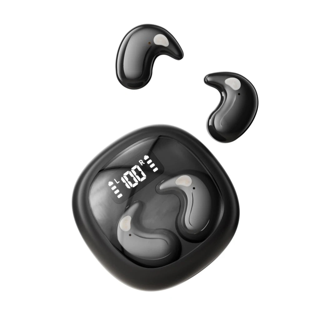 For Phone Sleep Invisible Stereo Headset IPX5 Waterproof Wireless Bluetooth Earphone Earbuds With Mic Bluetooth 5.3 Headphones