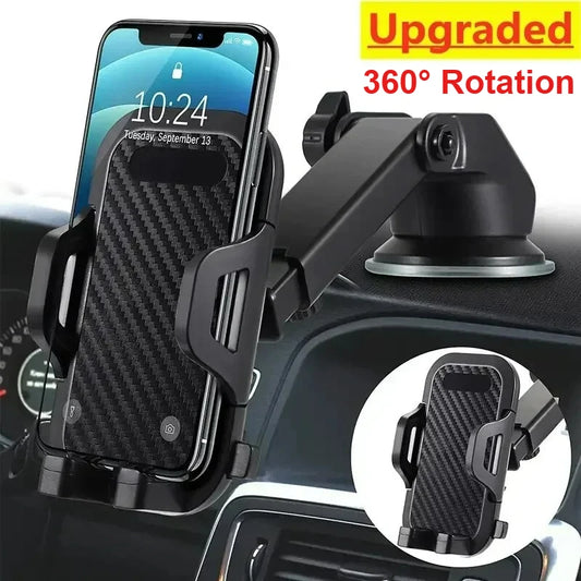 NEW 360° Rotation Car Phone Holder Sucker Mount Cellphone Stand Stable Suction Cup Support in Car Universal Mobilephone Bracket