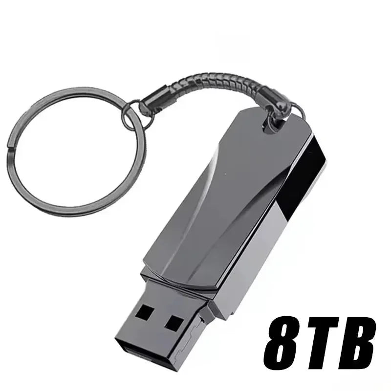 16TB USB Flash Drive Ultra-large Capacity Waterproof USB 3.2 High-speed Transfer Metal U Disk 8TB 4GB USB Memory Drive