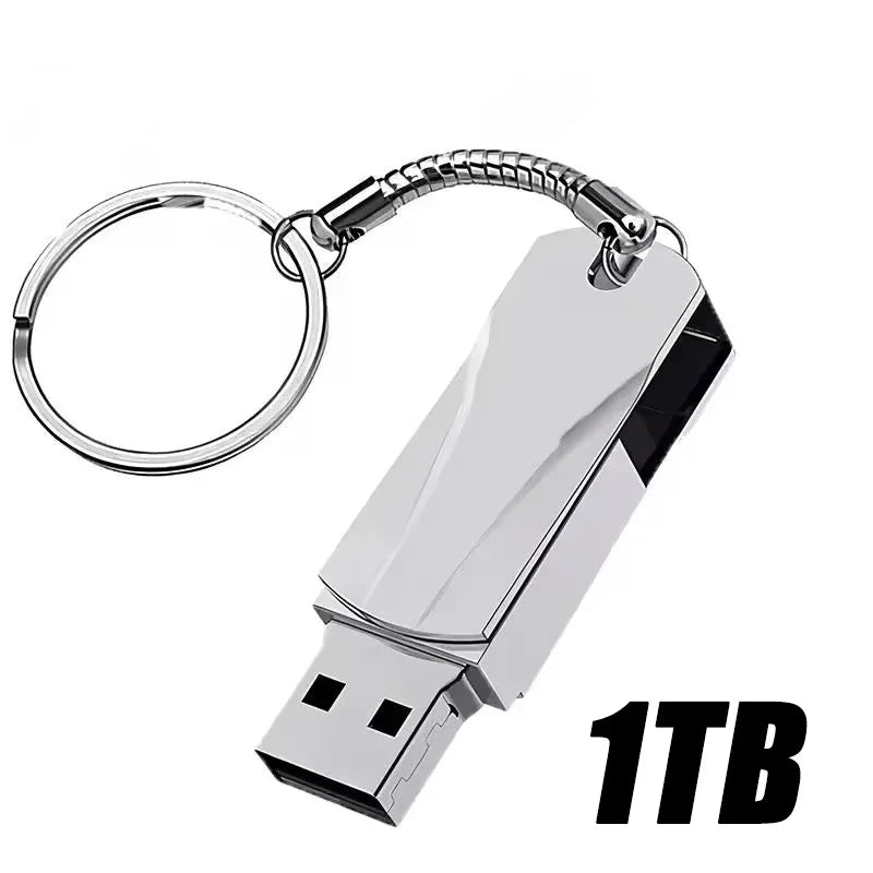 16TB USB Flash Drive Ultra-large Capacity Waterproof USB 3.2 High-speed Transfer Metal U Disk 8TB 4GB USB Memory Drive