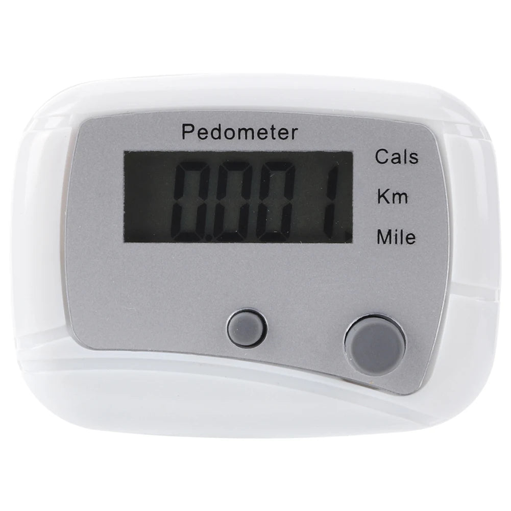 Walking Pedometer Accurate Step Tracker Mile Kilometer Calorie Calculation Electronic Pedometer Step 0-99999 for Outdoor Sports