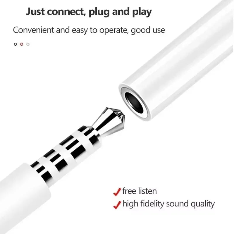 For Lighting to 3.5mm Headphone Adapter For iPhone 11 12 13 14 Pro Max SE 2020 X XR XS iOS to 3.5mm Jack AUX Audio Adapter Cable