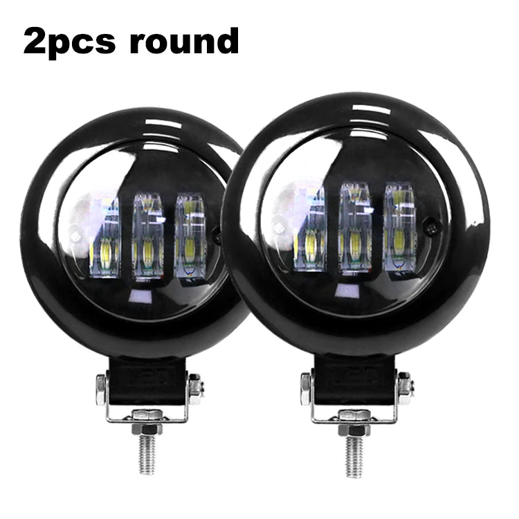 NLpearl 5inch LED Light Bar/Work Light 30W Angel Eyes LED Bar Offroad 12V 24V Fog Light For 4x4 Jeep ATV SUV Trucks Car Tractor