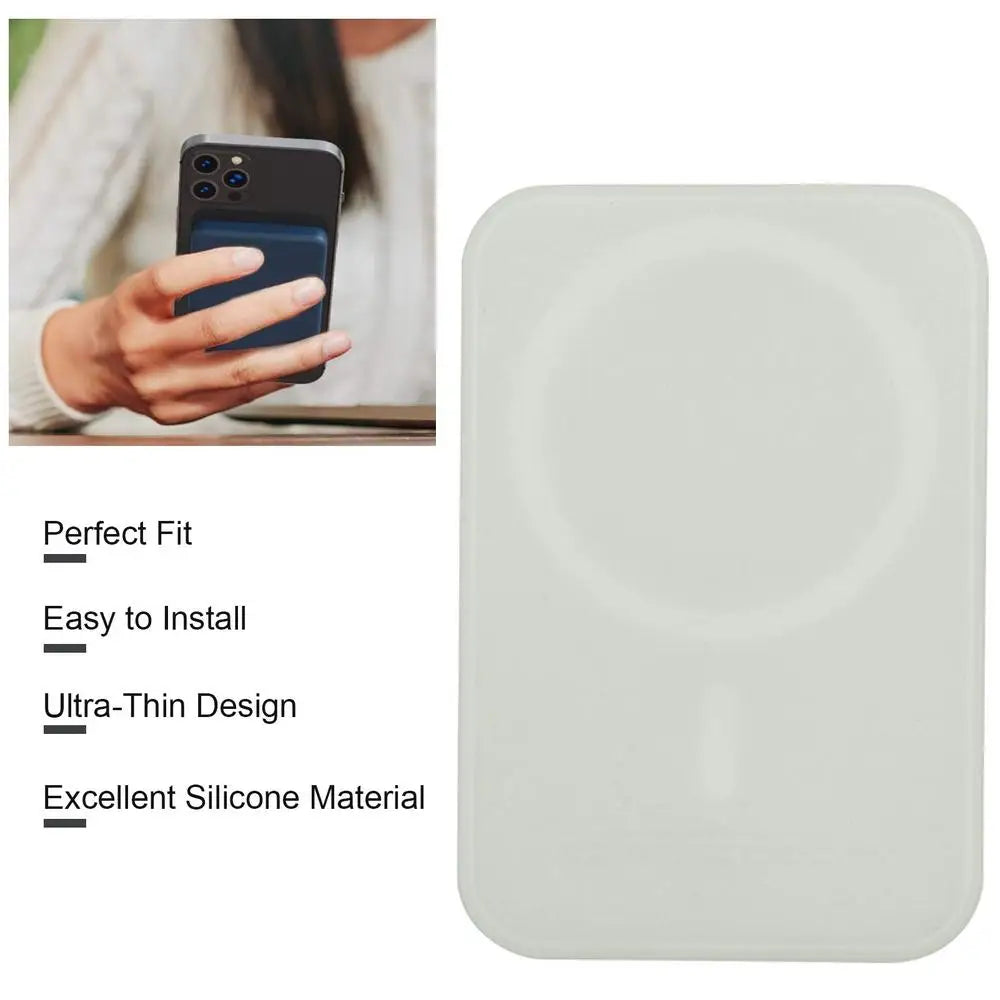 Power Bank Case For IPhone 12 Battery Pack Silicone Cover Anti-Scratch Skin Sleeve Battery Storage Bag Shockproof Protective Box