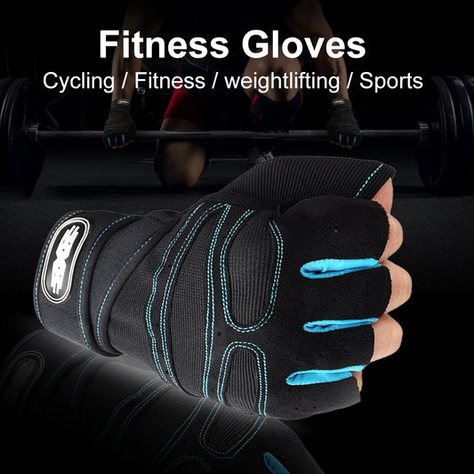 Gym Fitness Heavyweight Training Gloves Men women Sports Body Building Half Finger Non-Slip Gloves Wrist Support Weightlifting