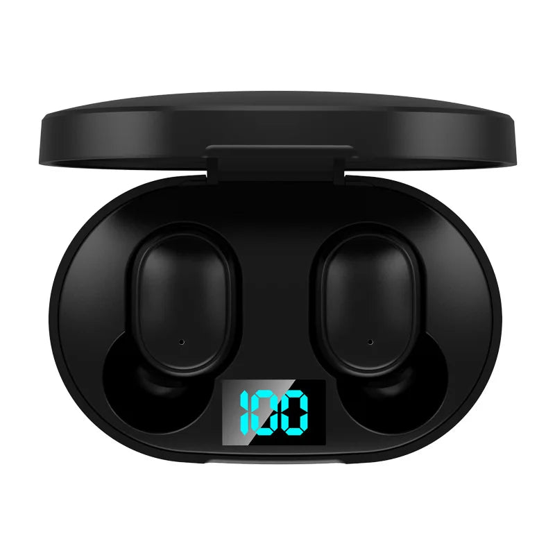 Digital Display Wireless Bluetooth Earphone Sports Running Stereo Bluetooth Earbuds For iPhone Xiaomi Huawei Samsung Headphones