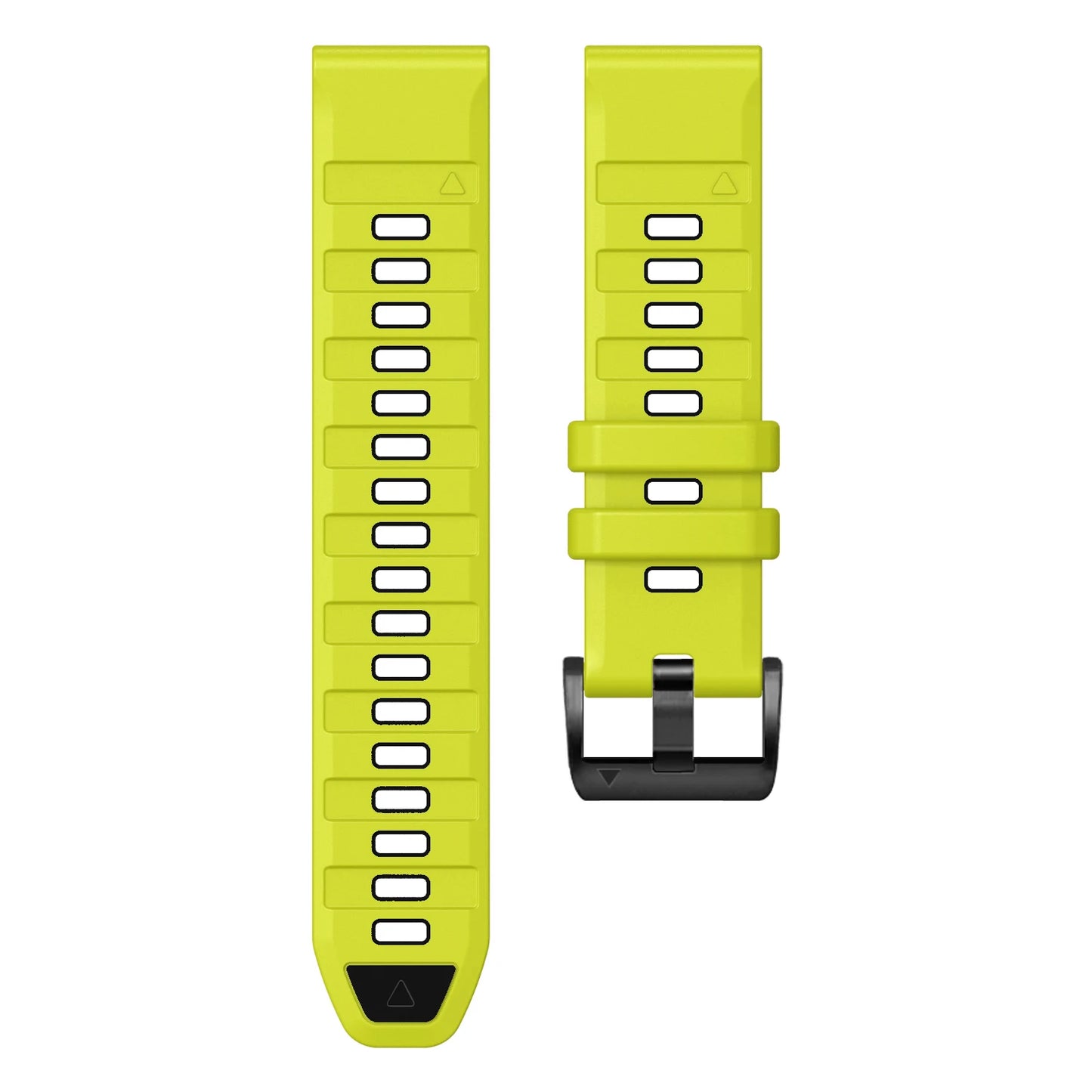 QuickFit 22mm Replacement Watch Band For Garmin Forerunner 970 965 955 945 935 745 MARQ Two-Tone Sport Silicone Strap Bracelet
