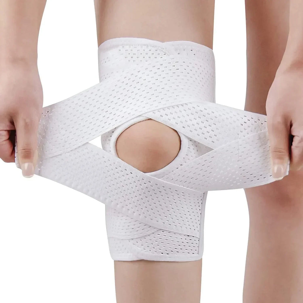 1PCS for Men&Women Elastic Sports Kneepad Four Generations Joint Support Pressure Knee Pads Fitness Brace Protector Black