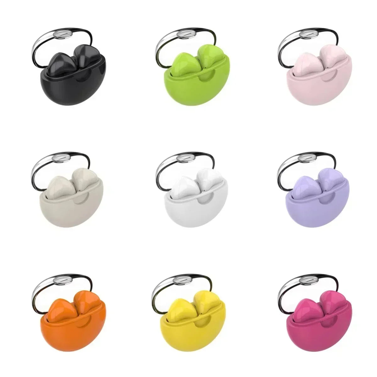 A6C Original Wireless earphones Dual In Ear headphones Ultra Long Standby Running Bass Sport earburds music headset with Mic