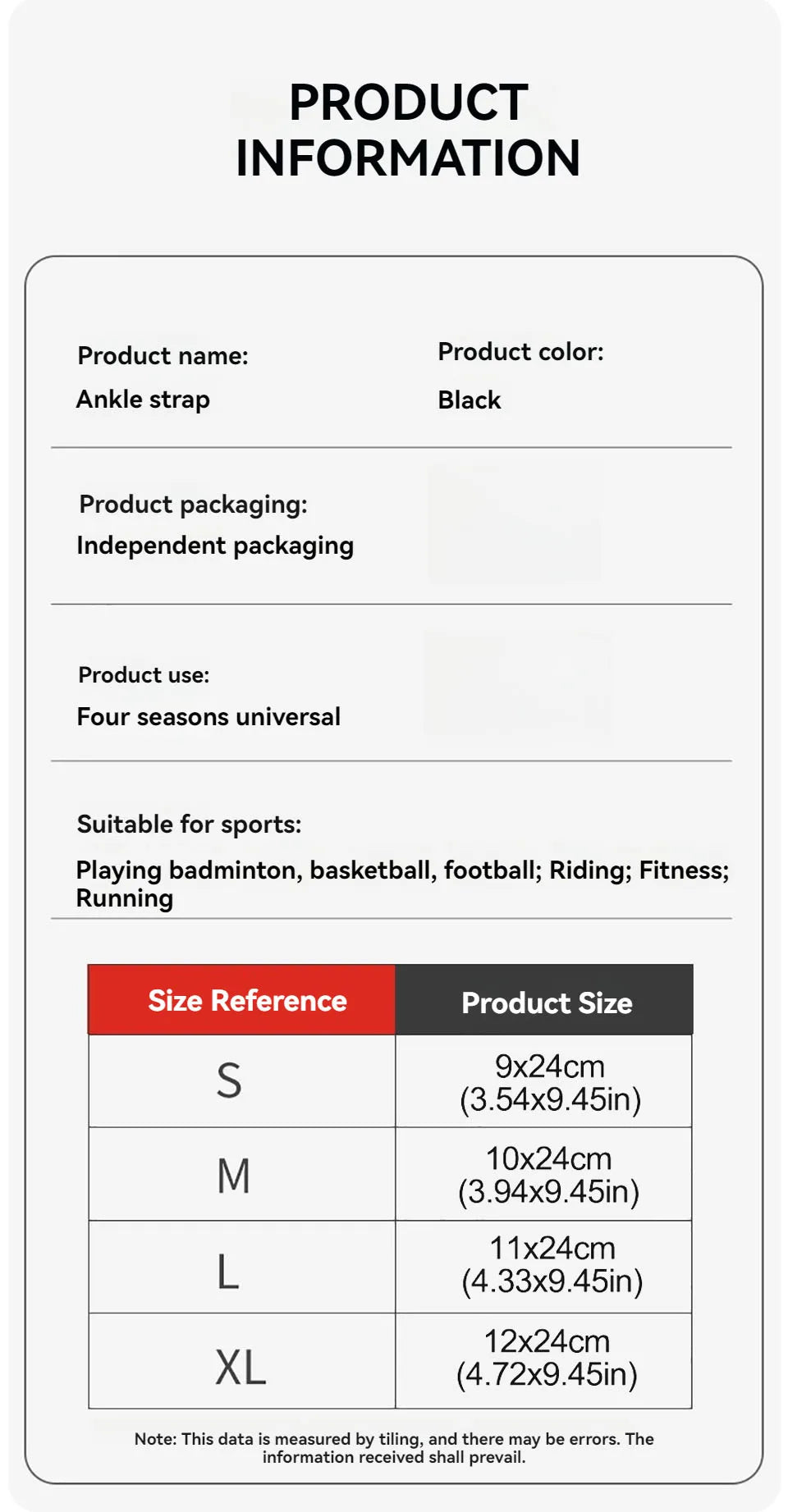 GOBYGO 1Pcs Copper Ion Ankle Brace Fitness Cycling Running Copper Fiber Ankle Brace Adjustable Ankle Brace Compression Strap