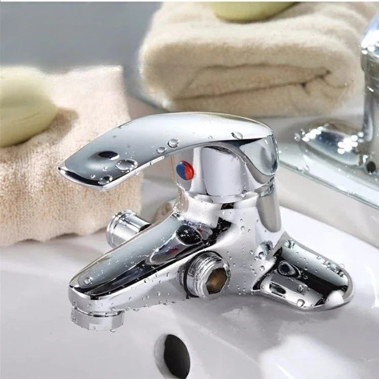 Bathroom Mixer Faucets Deck Mounted Shower Faucet Household Toilet WashBasin Hot and Cold Tap Multifunctional Chrome Faucet